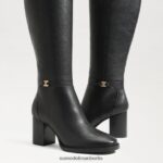 Sam Edelman kniehoher Stiefel von elsy Frauen schwarzes Leder Schuhwerk 2P8JNV798 - Image 7