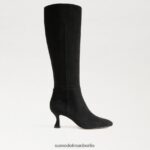 Sam Edelman kniehoher Stiefel von Leigh Frauen schwarzes Wildleder Schuhwerk 2P8JNV825 - Image 2