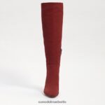 Sam Edelman kniehoher Stiefel von Sulema Frauen Ziegel-Wildleder Schuhwerk 2P8JNV883 - Image 3