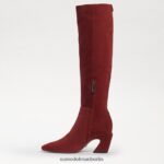 Sam Edelman kniehoher Stiefel von Sulema Frauen Ziegel-Wildleder Schuhwerk 2P8JNV883 - Image 4