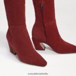 Sam Edelman kniehoher Stiefel von Sulema Frauen Ziegel-Wildleder Schuhwerk 2P8JNV883 - Image 7
