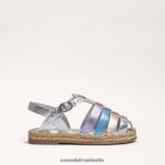Sam Edelman Kora-Sandale Kinder weiches Silber/Roségold Schuhwerk 2P8JNV1040 - Image 2