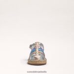 Sam Edelman Kora-Sandale Kinder weiches Silber/Roségold Schuhwerk 2P8JNV1040 - Image 3