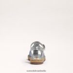 Sam Edelman Kora-Sandale Kinder weiches Silber/Roségold Schuhwerk 2P8JNV1040 - Image 5