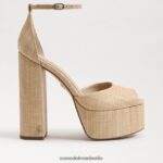 Sam Edelman Kori-Plateau-Absatz Frauen Buchenholz Schuhwerk 2P8JNV237 - Image 2