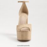 Sam Edelman Kori-Plateau-Absatz Frauen Buchenholz Schuhwerk 2P8JNV237 - Image 3