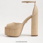 Sam Edelman Kori-Plateau-Absatz Frauen Buchenholz Schuhwerk 2P8JNV237 - Image 4