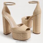 Sam Edelman Kori-Plateau-Absatz Frauen Buchenholz Schuhwerk 2P8JNV237 - Image 7