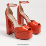 Sam Edelman Kori-Plateau-Absatz Frauen Tangelo Schuhwerk 2P8JNV242