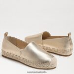 Sam Edelman Krista Espadrille Frauen Gold Blatt Schuhwerk 2P8JNV278 - Image 7