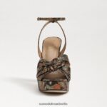 Sam Edelman Kristen-Plateau-Absatz Frauen Bronze-Multi Schuhwerk 2P8JNV817 - Image 3