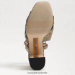 Sam Edelman Kristen-Plateau-Absatz Frauen Bronze-Multi Schuhwerk 2P8JNV817 - Image 6