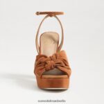 Sam Edelman Kristen-Plateau-Absatz Frauen Grenzbraun Schuhwerk 2P8JNV820 - Image 3