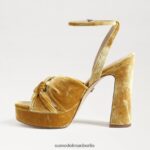 Sam Edelman Kristen-Plateau-Absatz Frauen Safransamt Schuhwerk 2P8JNV816 - Image 4