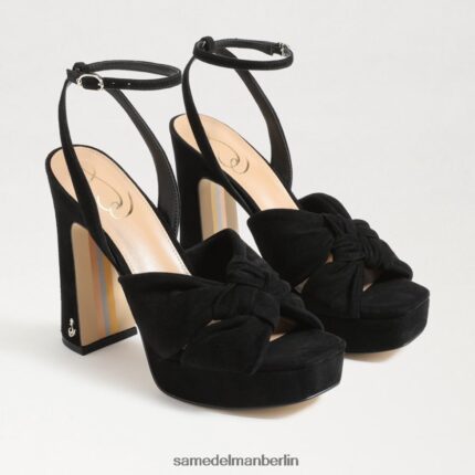 Sam Edelman Kristen-Plateau-Absatz Frauen schwarzes Wildleder Schuhwerk 2P8JNV819