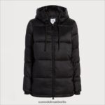 Sam Edelman kurze, weiche Daunenjacke Frauen Schwarz Bekleidung 2P8JNV1130 - Image 5