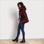 Sam Edelman kurze, weiche Daunenjacke Frauen Ziegel Bekleidung 2P8JNV1129 - Image 2
