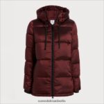 Sam Edelman kurze, weiche Daunenjacke Frauen Ziegel Bekleidung 2P8JNV1129 - Image 5