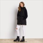 Sam Edelman Kurze, weiche Daunenweste Frauen Schwarz Bekleidung 2P8JNV1147