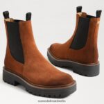 Sam Edelman Laguna Chelsea-Stiefel Frauen Grenzbraun Schuhwerk 2P8JNV463 - Image 7