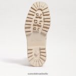 Sam Edelman Laguna Chelsea-Stiefel Frauen modernes elfenbeinfarbenes Leder Schuhwerk 2P8JNV458 - Image 6