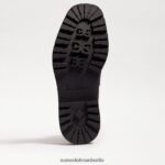 Sam Edelman Laguna Chelsea-Stiefel Frauen schwarzes Leder Schuhwerk 2P8JNV459 - Image 6