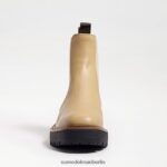 Sam Edelman Laguna Chelsea-Stiefel Frauen Sesamleder Schuhwerk 2P8JNV460 - Image 3