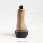 Sam Edelman Laguna Chelsea-Stiefel Frauen Sesamleder Schuhwerk 2P8JNV460 - Image 5