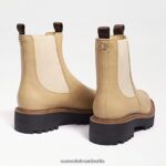 Sam Edelman Laguna Chelsea-Stiefel Frauen Sesamleder Schuhwerk 2P8JNV460 - Image 7