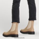 Sam Edelman Laguna Chelsea-Stiefel Frauen Sesamleder Schuhwerk 2P8JNV460 - Image 8