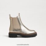 Sam Edelman Laguna Chelsea-Stiefel Kinder Gold Blatt Schuhwerk 2P8JNV971 - Image 2
