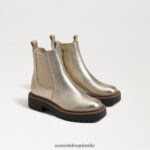 Sam Edelman Laguna Chelsea-Stiefel Kinder Gold Blatt Schuhwerk 2P8JNV971