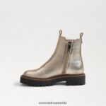 Sam Edelman Laguna Chelsea-Stiefel Kinder Gold Blatt Schuhwerk 2P8JNV971 - Image 4