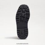 Sam Edelman Laguna Chelsea-Stiefel Kinder schwarzes Leder Schuhwerk 2P8JNV968 - Image 6