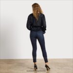 Sam Edelman Langärmliges Vermont-Oberteil Frauen Schwarz Bekleidung 2P8JNV1283 - Image 4