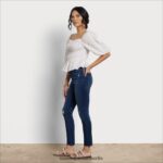 Sam Edelman Langarm-Wiesenoberteil Frauen Weiß Bekleidung 2P8JNV1173 - Image 2