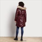 Sam Edelman langer Kugelfisch Frauen Bordeaux Bekleidung 2P8JNV1135 - Image 4