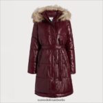 Sam Edelman langer Kugelfisch Frauen Bordeaux Bekleidung 2P8JNV1135 - Image 5