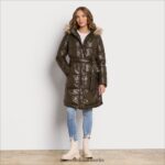 Sam Edelman langer Kugelfisch Frauen toskanische Olive Bekleidung 2P8JNV1136