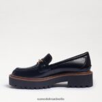 Sam Edelman Laurs Loafer mit Stollensohle Frauen schwarze glänzende Box Schuhwerk 2P8JNV428 - Image 4