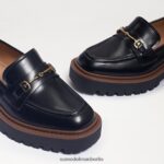Sam Edelman Laurs Loafer mit Stollensohle Frauen schwarze glänzende Box Schuhwerk 2P8JNV428 - Image 7