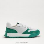 Sam Edelman Layla-Sneaker Frauen Grün Weiß Schuhwerk 2P8JNV267 - Image 2