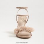 Sam Edelman Leilani Riemchenabsatz Frauen Macadamia Schuhwerk 2P8JNV952 - Image 3