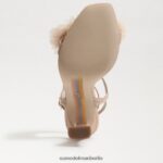 Sam Edelman Leilani Riemchenabsatz Frauen Macadamia Schuhwerk 2P8JNV952 - Image 6