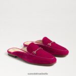 Sam Edelman Linnie Bit Mule Frauen Himbeersamt Schuhwerk 2P8JNV74