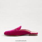 Sam Edelman Linnie Bit Mule Frauen Himbeersamt Schuhwerk 2P8JNV74 - Image 4
