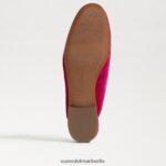Sam Edelman Linnie Bit Mule Frauen Himbeersamt Schuhwerk 2P8JNV74 - Image 6