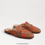 Sam Edelman Linnie Bit Mule Frauen Orangenmohn Schuhwerk 2P8JNV77