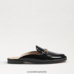 Sam Edelman Linnie Bit Mule Frauen schwarzes Lackleder Schuhwerk 2P8JNV84 - Image 2
