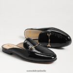 Sam Edelman Linnie Bit Mule Frauen schwarzes Lackleder Schuhwerk 2P8JNV84 - Image 7
